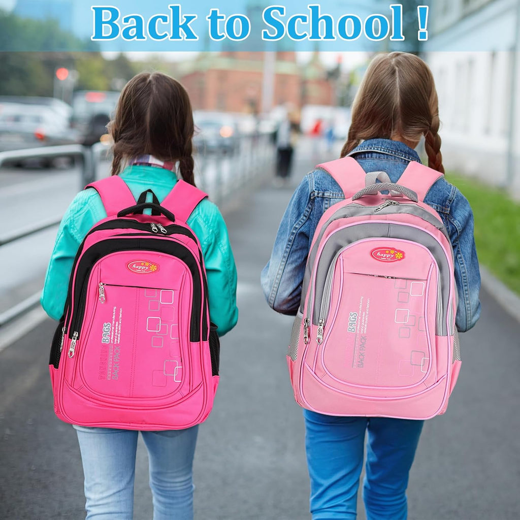 10 Pcs of School Backpack Bulk 17 Inch Classic Student Bag Bulk Printed Book Bags with Adjustable Padded Straps and