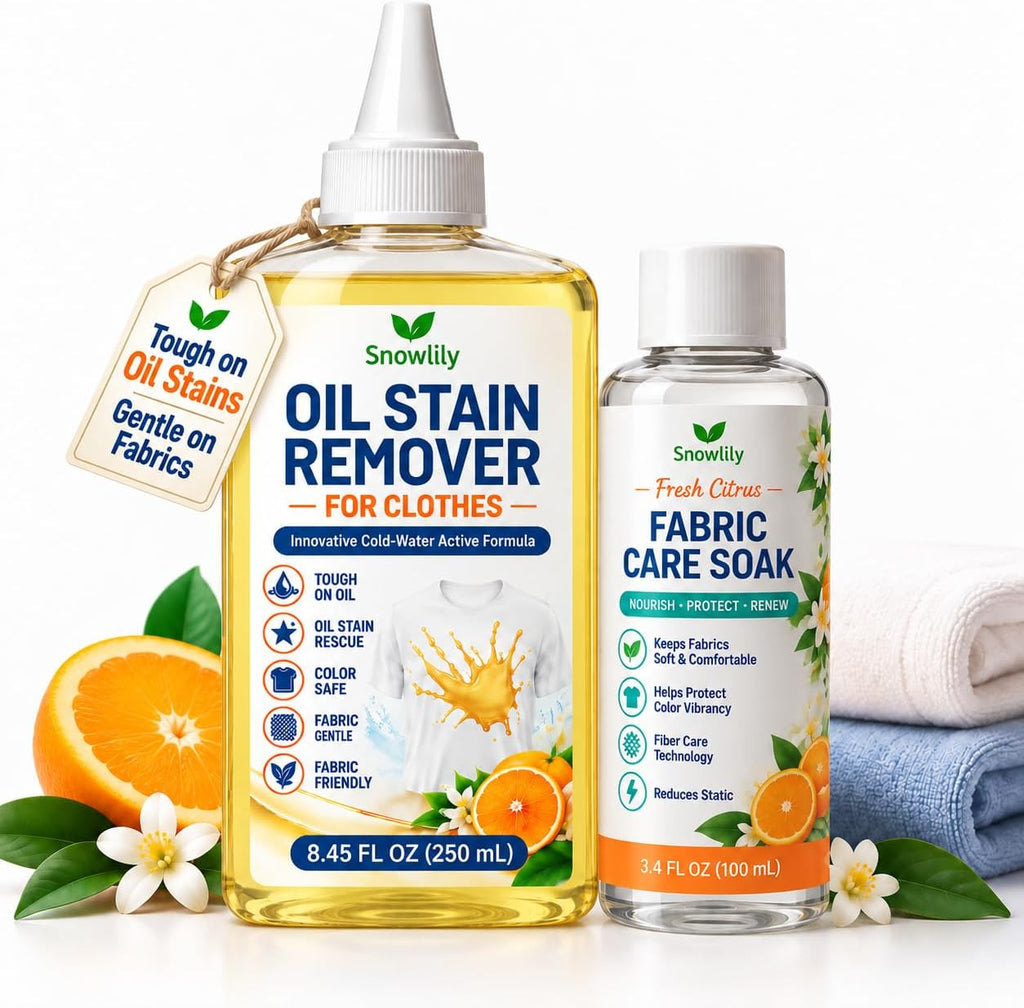 Oil & Grease Stain Remover for Clothes, 8.45 Fl Oz Laundry Care