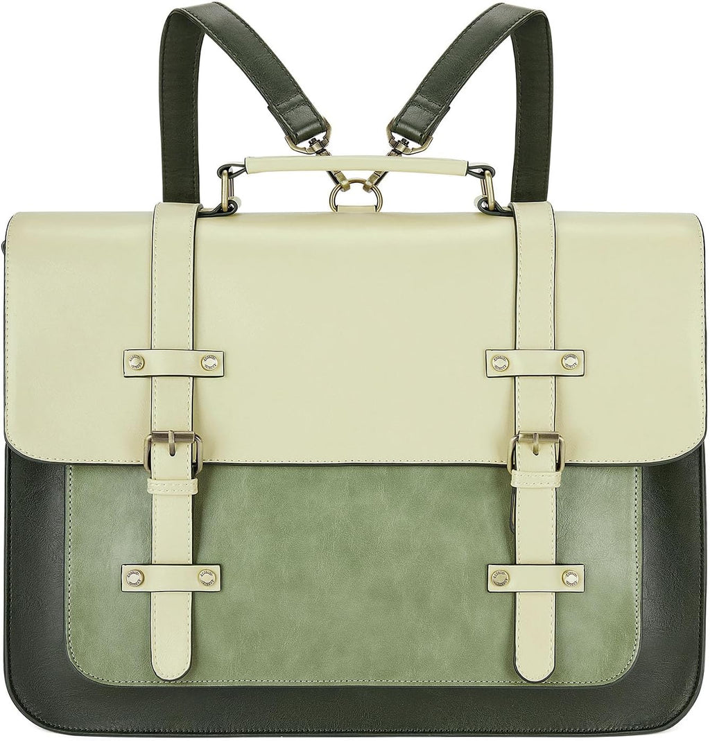 Laptop Bag for Women Vegan Leather Messenger Bag Fashion Briefcase Computer Satchel Bag