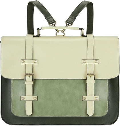 Laptop Bag for Women Vegan Leather Messenger Bag Fashion Briefcase Computer Satchel Bag