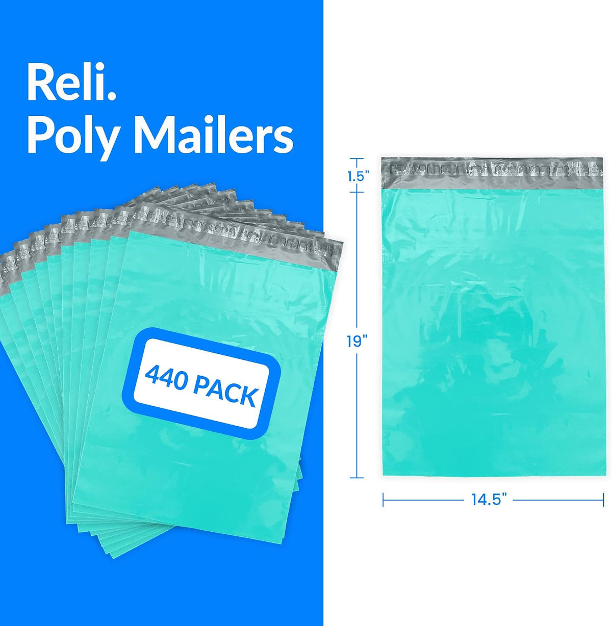 Poly Mailers 14.5x19" | 440 Count