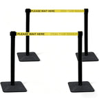 4-Pack Crowd Control Stanchions, Heavy Duty Stanchion Set