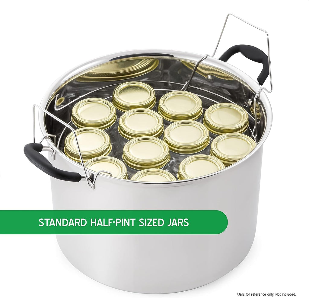 Prep•N•Cook by McSunley 21.5Qt Induction Stainless Steel Water Bath Canner