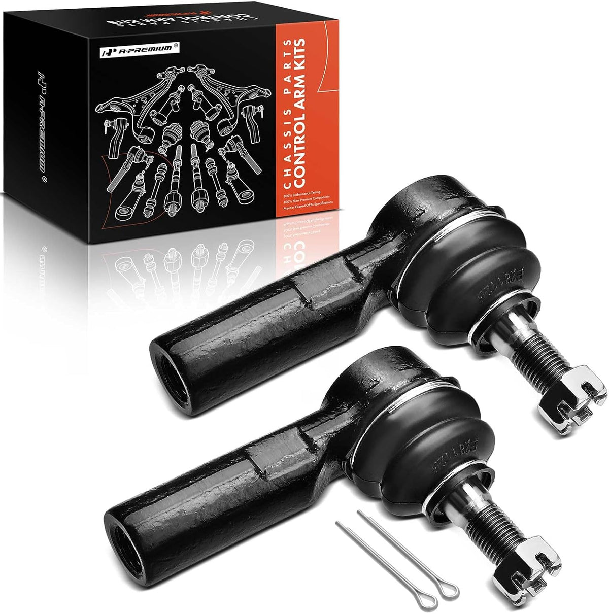 A-Premium Front Outer Tie Rod End, Compatible with Toyota, Lexus, Chevrolet