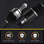 KUSATEC Front CV Axle Shaft Assembly, Replace# 66-4232 66-4233