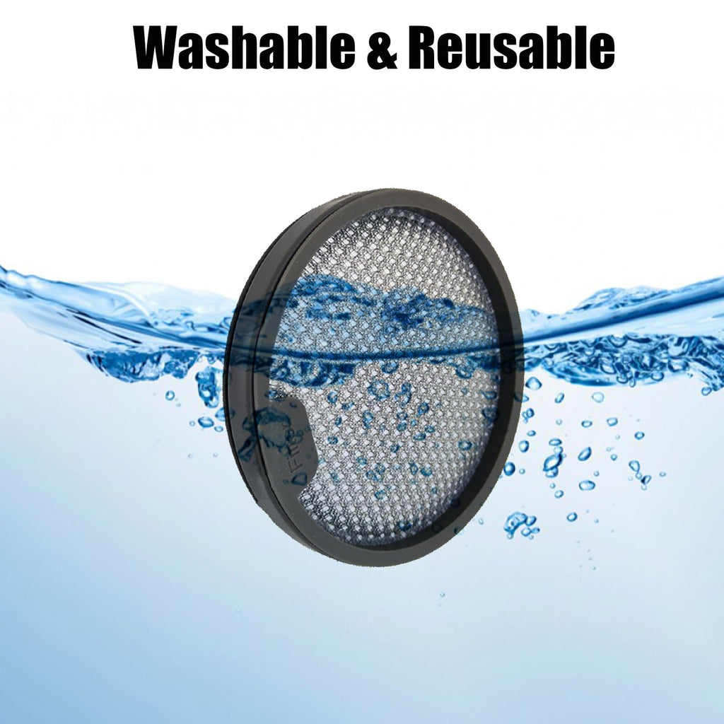 Chuancheng Washable Post-Filter HEPA Filter Replacement for Dreame T10 T20 T30 Handled Vacuum Cleaner (4Pcs)