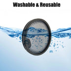 Chuancheng Washable Post-Filter HEPA Filter Replacement for Dreame T10 T20 T30 Handled Vacuum Cleaner (4Pcs)