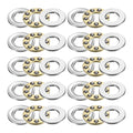 uxcell 10Pcs F8-14M Thrust Ball Bearings 8mm Bore 14mm OD 4mm Thick