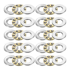uxcell 10Pcs F8-14M Thrust Ball Bearings 8mm Bore 14mm OD 4mm Thick