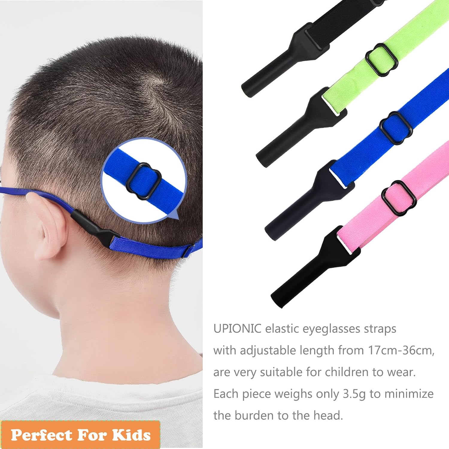 Adjustable Kids Glasses Strap, 5Pcs No Tail Spectacle Straps, Kid's Eyewear Holder Strap For Boy And Girl