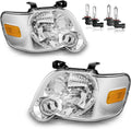 Headlights W/Bulbs for 2006-2010 Ford Explorer