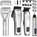 Hair Clippers for Men,4 in 1 Professional Hair Clippers T-Blade Trimmer Electric Foil Shaver Nose Hair Trimmer