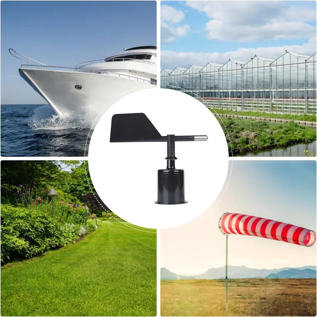 Wind Measure Device Shell – Modern Ergonomic Anemometer Indicator Protector, Stylish, Vane Sensor Transmitter Speed, Measuring | Multipurpose Outdoor Indoor Utility Functional Elegant