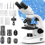 Compound Binocular Microscope for Adults, Professionals&Kids
