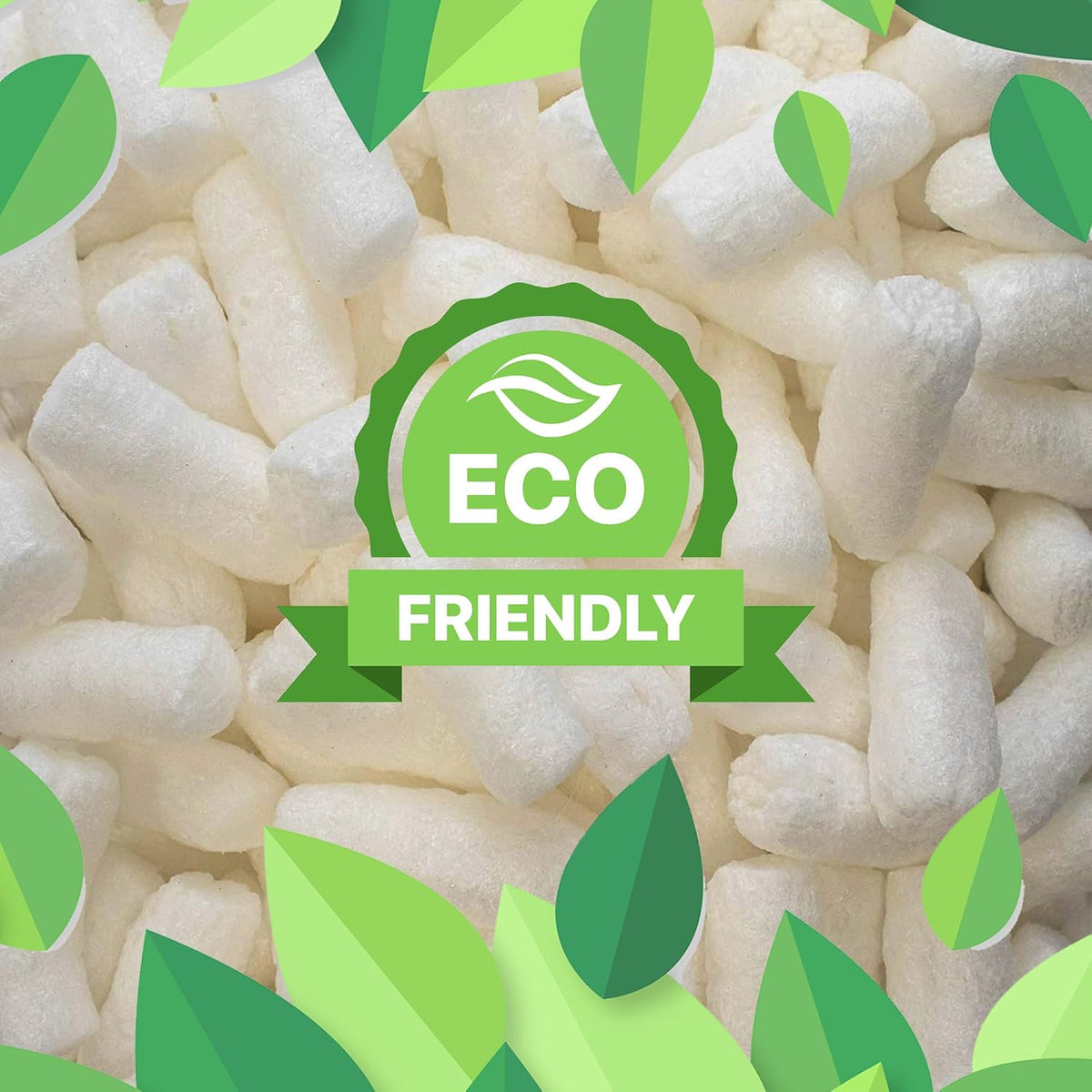 Packing Peanuts 45 Gallon 7 cubic ft Biodegradable Popcorn