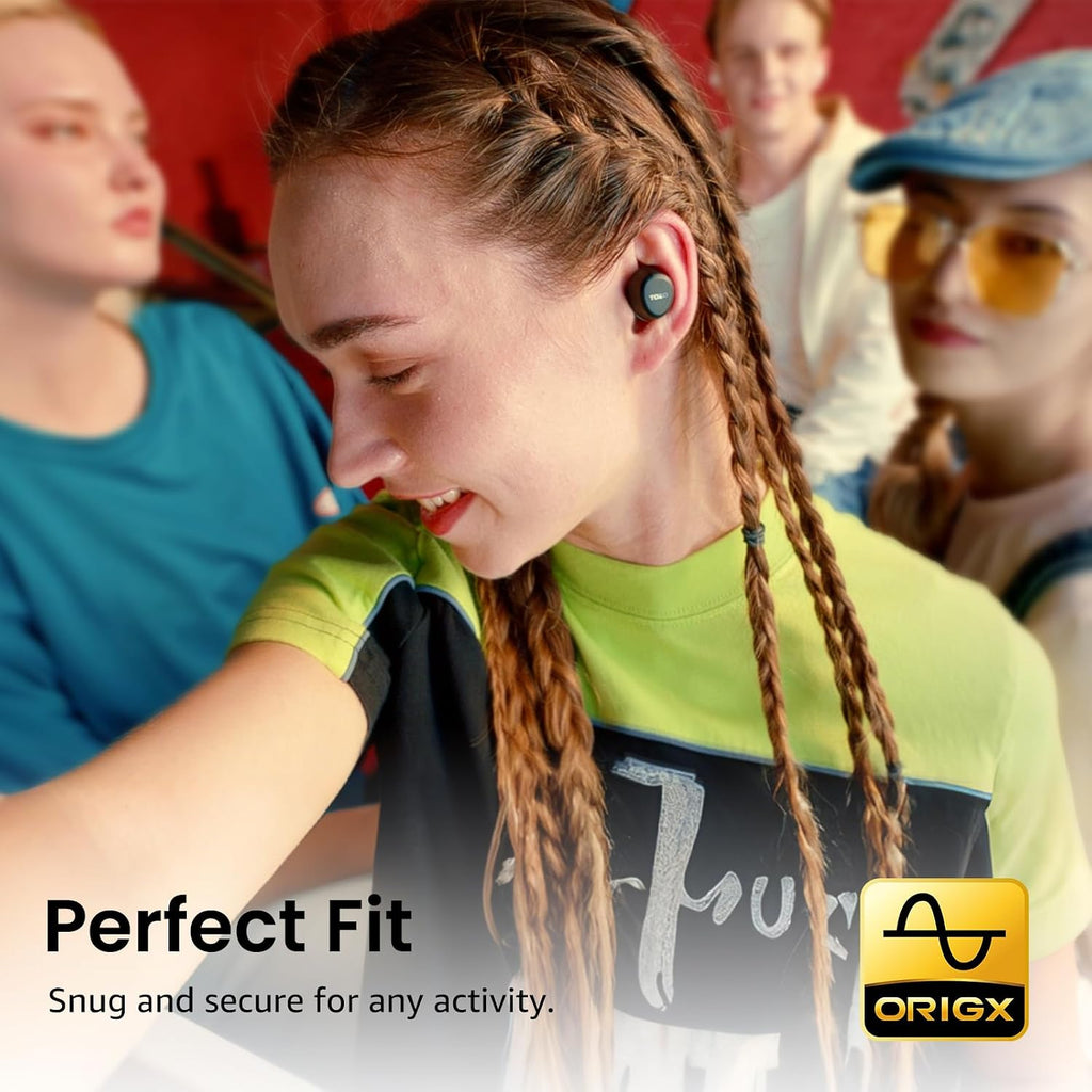 A1 Wireless Earbuds Bluetooth 5.3 Light Weight in Ear IPX5 Waterproof Headphones 2 Mic for AI Calls, Immersive