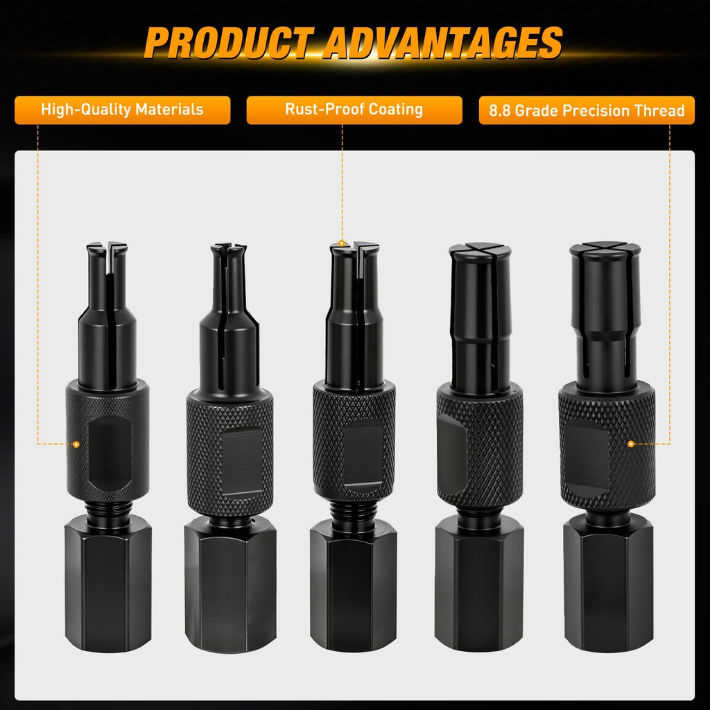 9PCS Blind Inner Bearing Puller Set with Slide Hammer 8-32MM Collets