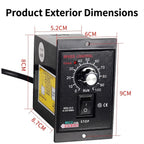 AC 110V 6W Electric Single-Phase Motor Gear Motor + Bracket Set