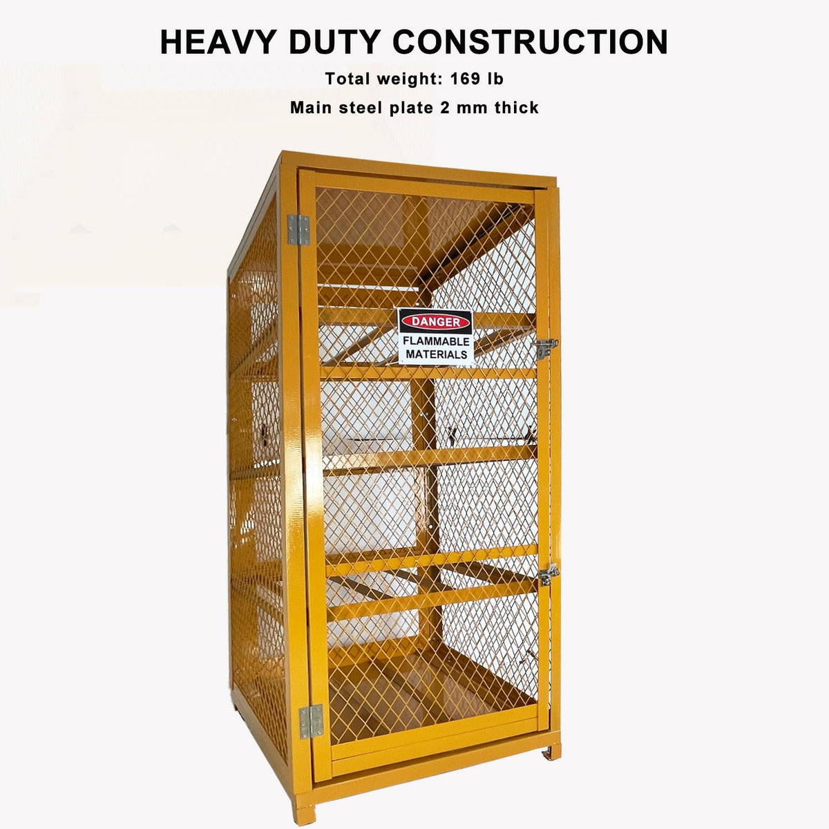 Industrial Cage Cabinet Vertical Storage & Horizontal Storage Lockers