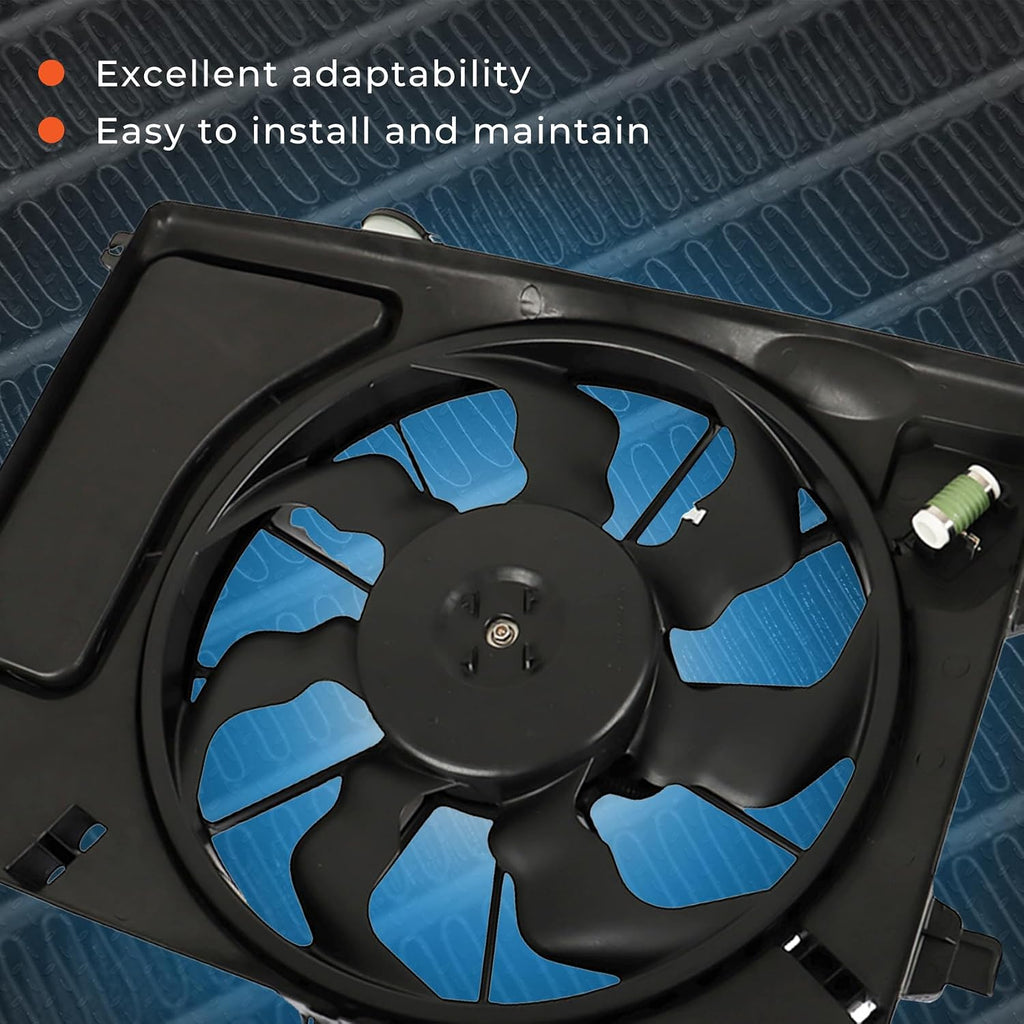 labwork Radiator Cooling Fan Replacement for Hyundai Elantra 2011-2013