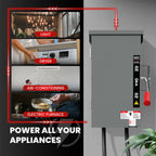 200A Manual Generator Transfer Switch,Double Throw Safety Switch,48000W