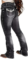 Boot Cut Butt Lifting Stretch Jeans for Women