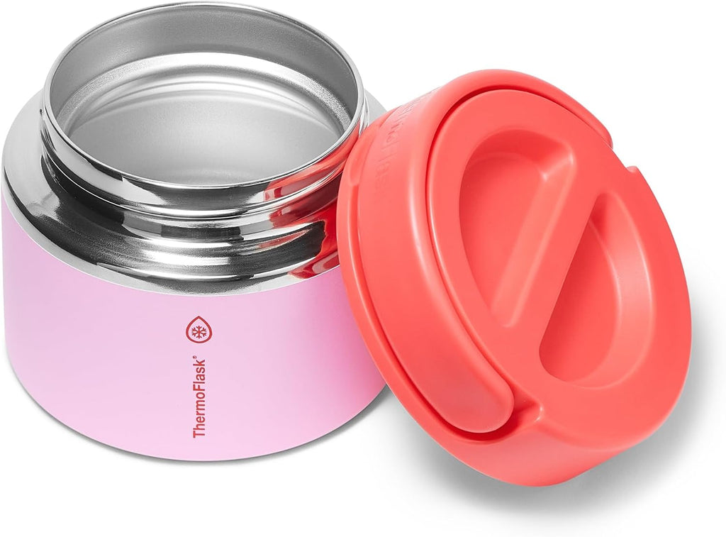 Insulated Food Jar with Leakproof Lid (12 oz, Spring Blossom) - Stainless Steel Food Containers for Hot & Cold Meals