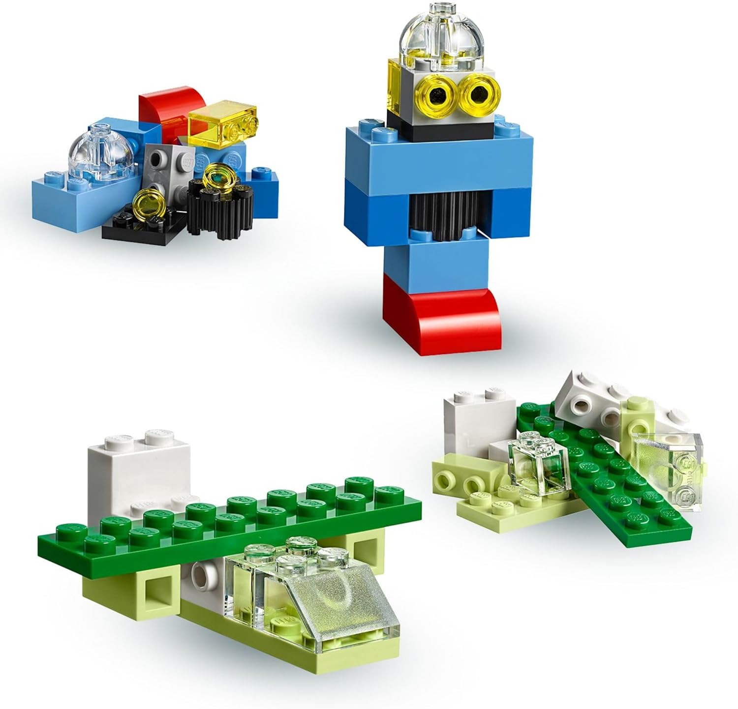 LEGO Classic Creative Suitcase 10713 - Includes Sorting Storage Organizer Case with Fun Colorful Building Bricks