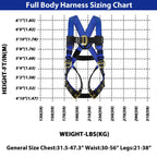 TRSMIMA Safety Harness Fall Protection - Men Construction Roofing Work