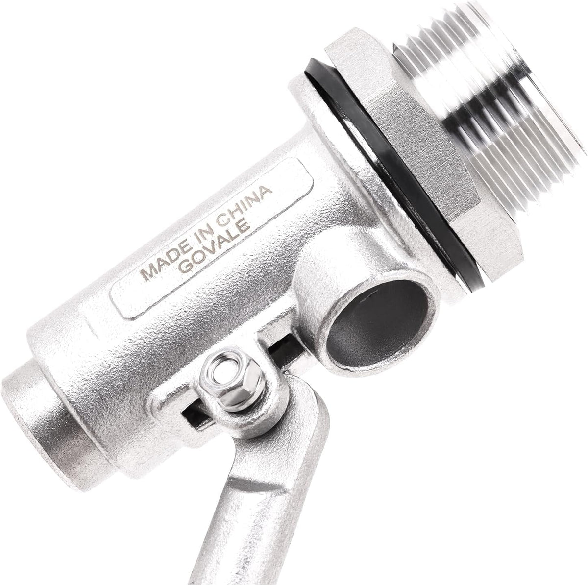 Stainless Steel Float Ball Valves - 1" NPT Male Thread Flow Control Float Sensor Valve Automatic Water Level Control Float For Tank Pond Water Tower (pack of 2)