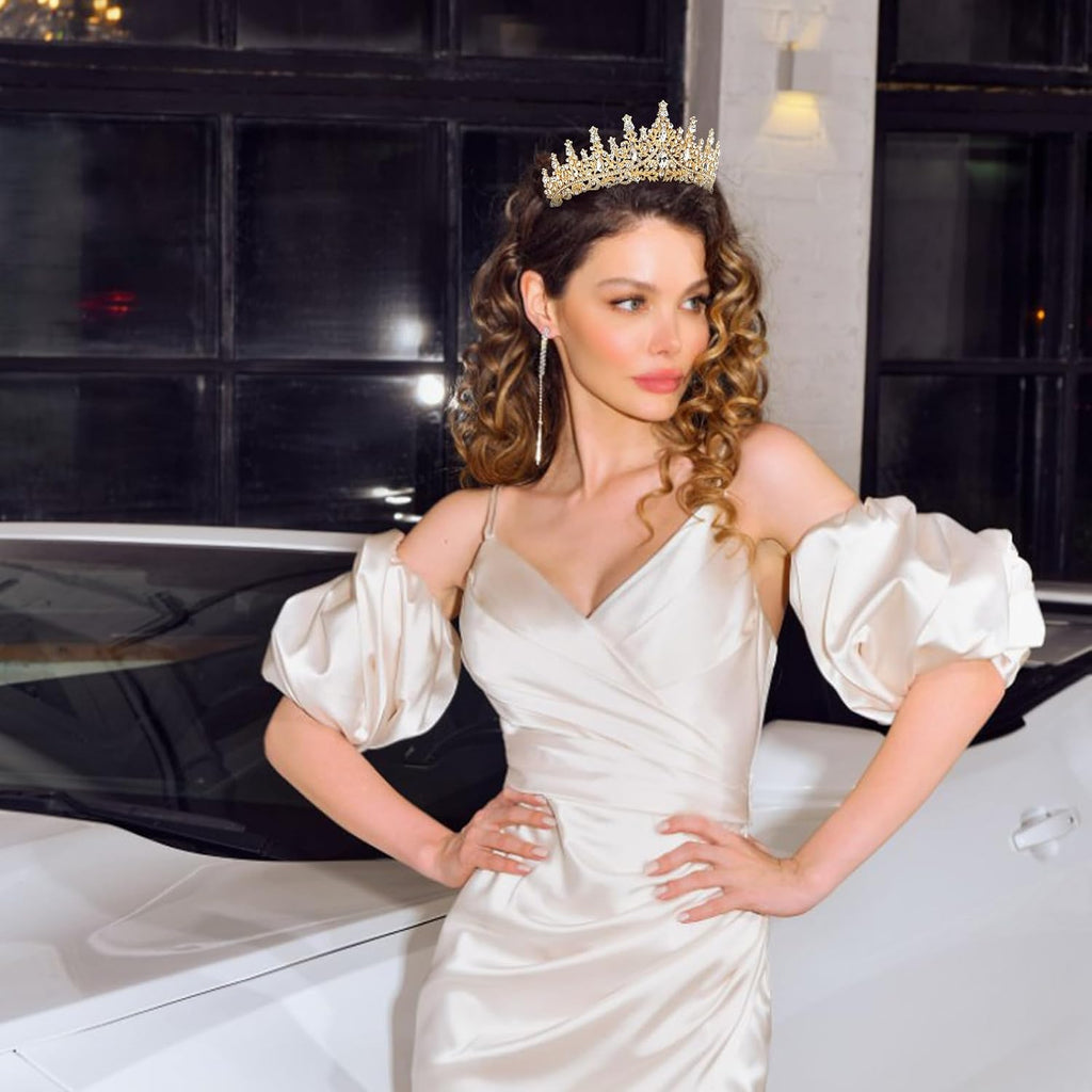 Tiara Crowns for Women & Girls - Bridal, Wedding, Prom, Quinceanera, Birthday & Christmas Crown Gifts