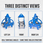 Craftspire 50KN 3 Wheel Cable Puller Sheave with Shackle