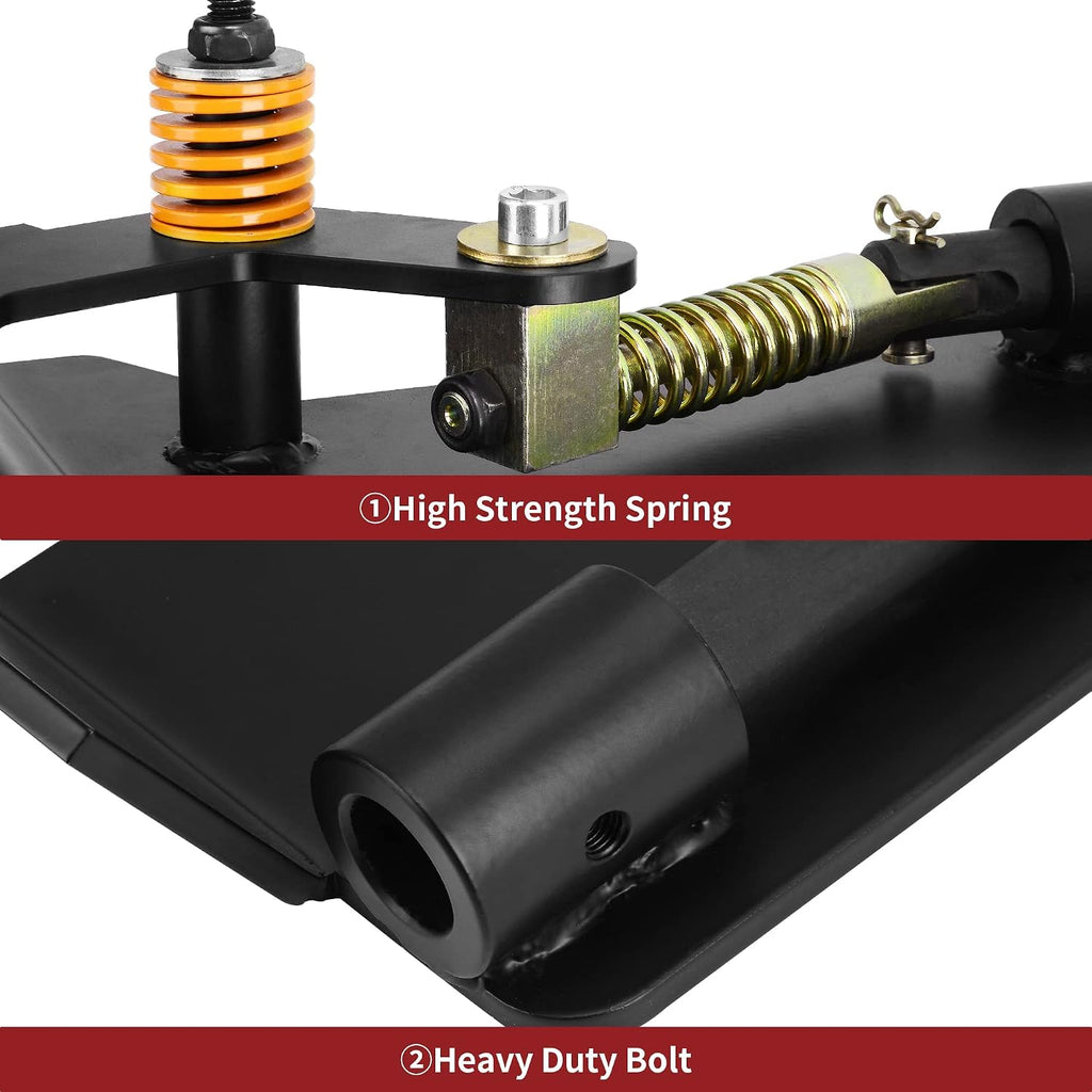 Global Skid Steer Quick Tach Adapter, Weld-On Bobtach Latch Box | Universal Heavy Duty 3000LBS Capacity