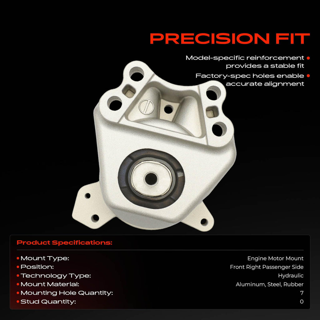 A-Premium Front Right Engine Motor Mount Compatible with Mazda