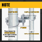 Chain Link Gate Hinge 2-3/8", 180 Degree Gate Hinge, 1-Pack