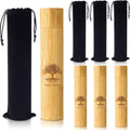 1 Set Bamboo Small Scattering Urns for Human Ashes 9'' x 2''