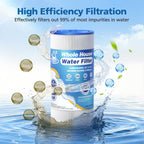 5 Micron 10" x 4.5" Whole House Water Filter Compatible with GE FXHSC