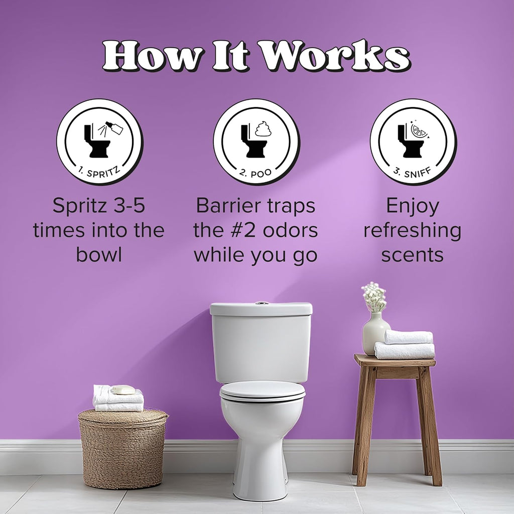Before-You-Go Pocket Toilet Spray, Spring Variety 1 Fl Oz 3 Pack