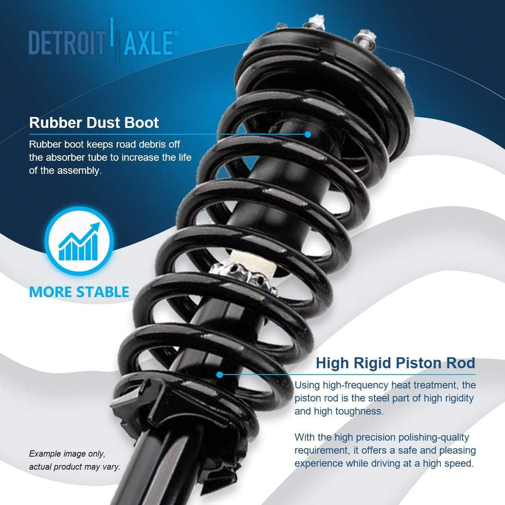 Detroit Axle - 2.4L Front Struts for 2008-2012 Honda Accord Sedan Coupe
