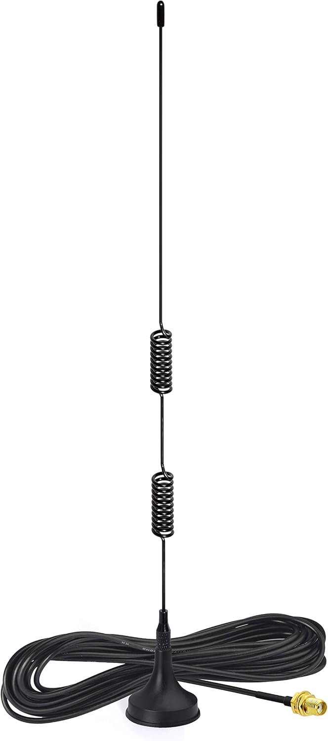 VHF UHF 136-174MHz 400-470MHz Ham Radio Antenna Magnetic Base | SMA Female Dual Band Antenna for Wouxun BaoFeng