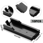 Kingdder 10 Pack Breaker Filler Plate, Circuit Breaker Panel Cover Knockout Filler Plate Box Cover Black(Chfpp)