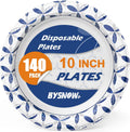 140 Pack 10 inch Heavy Duty Paper Plates Disposable