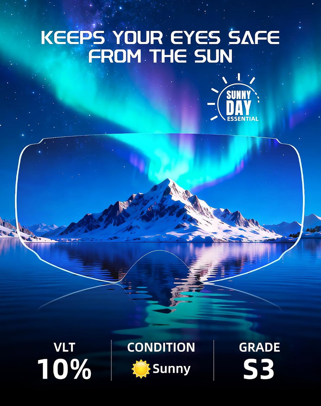 Magnetic Ski Goggles, Interchangeable OTG Snowboard Goggles | SGS-certified anti-fog lenses, 16 N52 magnets