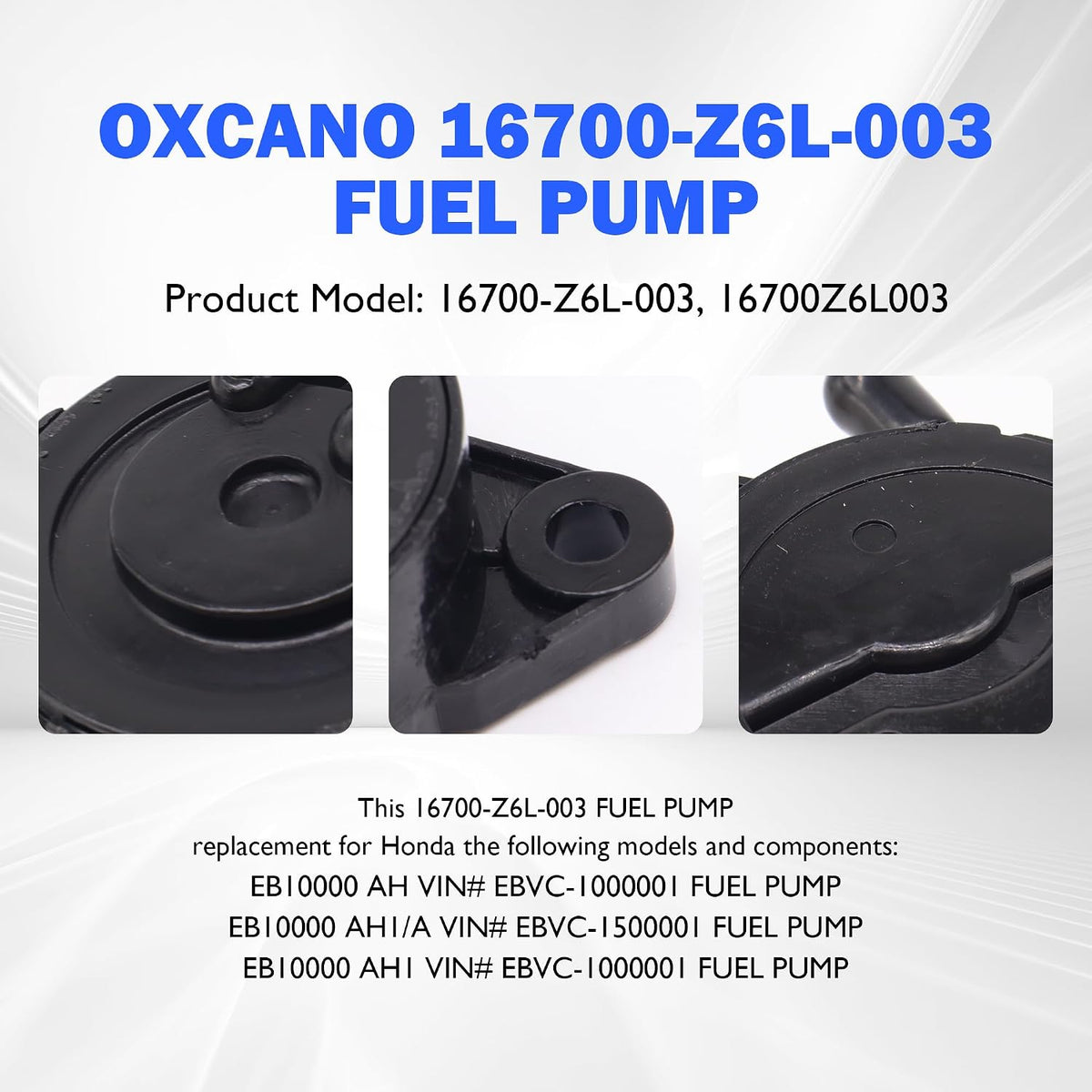 16700-Z6L-003 Fuel Pump Compatible with GX630 GX630R GX630RH GX660