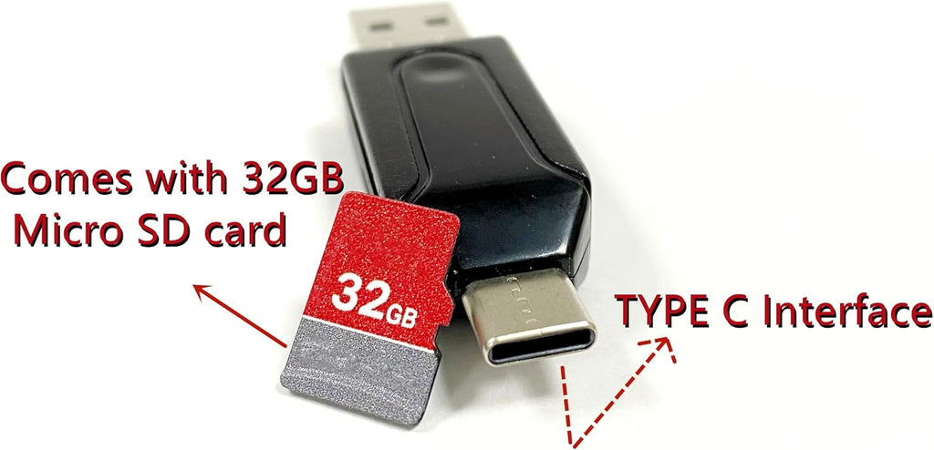NanoVNA USB C & USB 3.0 OTG Card Reader and 2-in-1 Memory Card Reader with Dual Connectors Compatible with NanoVNA H