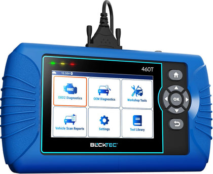460T OBD2 Scanner Car Code Reader Engine ABS SRS Transmission Diagnostic Tool, 12 Reset Services