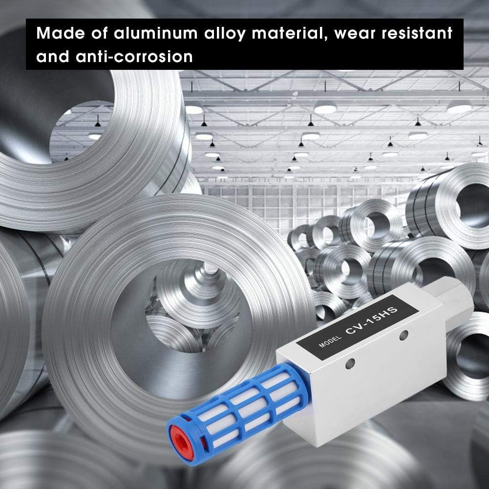 CV-15HS Vacuum Generator Pneumatic Exhaust Air Ejector Vacuum Ejector Air Fitting Vacuum Suction Cup with