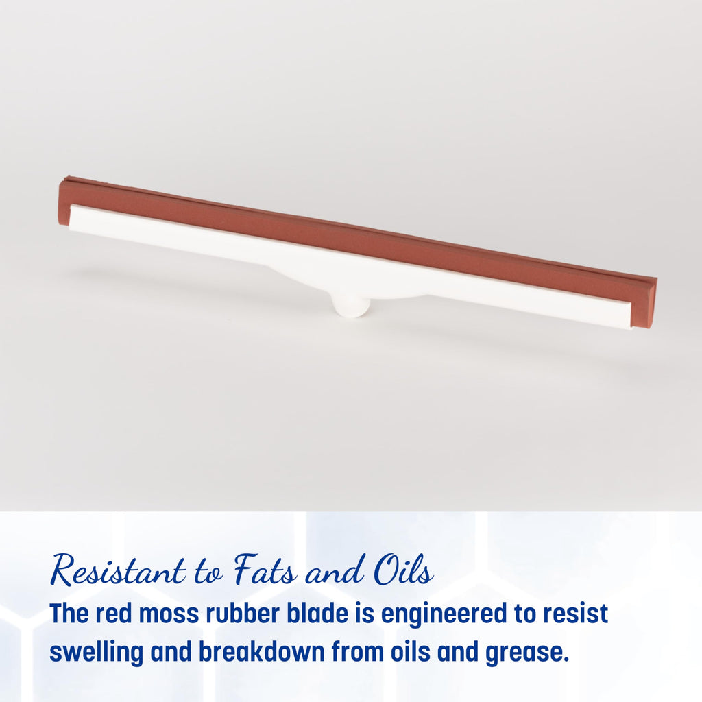 Flo-Pac Moss Foam Floor Squeegee Window Squeegee with Plastic Frame for Floor, Bathroom, Kitchen, Concrete, Tile