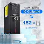15L Commercial Hot Water Dispenser, 1500W Step Heating, Black