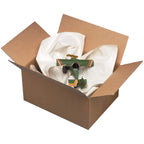 Newsprint Packing Paper Sheets, 36" Length x 24" Width, 100% Recycled, Case Of 800, White, Great For Moving, Storing